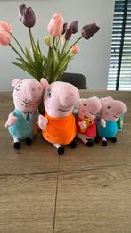 Peppa Big 4 delige knuffelset, Ophalen of Verzenden, Nieuw, Overige typen