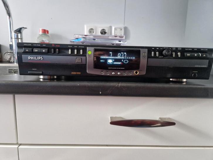 Philips CDR775 Audio CD Recording, Audio, Tv en Foto, Cd-spelers, Gebruikt, Philips, Ophalen of Verzenden
