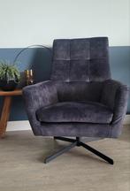 Fauteuil draai antraciet, Huis en Inrichting, Fauteuils, Ophalen, Zo goed als nieuw, 50 tot 75 cm