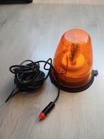 Oranje zwaailamp met zuignap, Ophalen of Verzenden, Licht