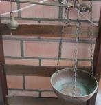 BASCULE WEEGSCHAAL / PLANTEN HANGER, Antiek en Kunst, Antiek | Koper en Brons, Ophalen