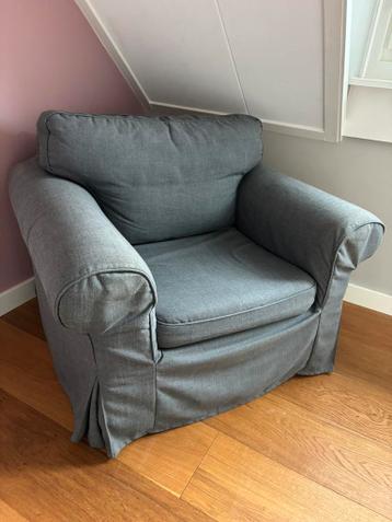 IKEA EKTORP Fauteuil – Grijs, in topstaat - afbeelding 2