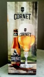 4 Nieuwe Cornet Bierglazen op Voet 33cl, Ophalen of Verzenden, Nieuw, Glas of Glazen, Overige merken