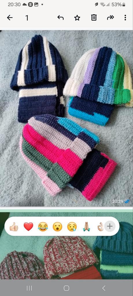 Handgemaakte Mutsen & Sjaals Sets, Kleding | Dames, Hoeden en Petten, Nieuw, One size fits all, Ophalen of Verzenden