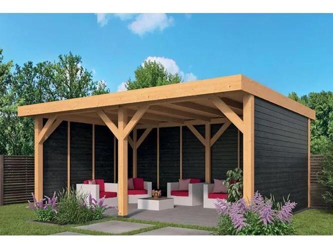 AANBIEDING Douglas overkapping 600x350cm, Tuin en Terras, Bergingen en Tuinkasten, Zo goed als nieuw, Overige typen, Hout, Ophalen of Verzenden
