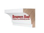 Hardhouten gootlijst G006-114 88x114mm Kijk in onze webshop!, Verzenden, Nieuw, Minder dan 3 meter