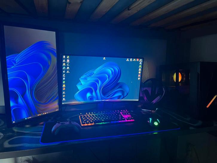 Gaming pc set helemaal compleet, Computers en Software, Windows Laptops, Zo goed als nieuw, 15 inch, 2 tot 3 Ghz, Gaming, Ophalen