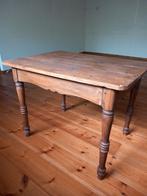 Brocante vintage tafel, Huis en Inrichting, Tafels | Eettafels, Ophalen, Gebruikt, Rechthoekig
