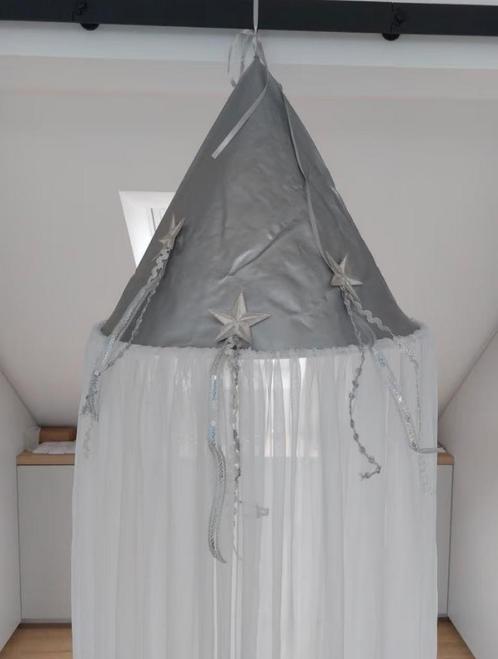 Klamboe wit/zilver sterren, Kinderen en Baby's, Kinderkamer | Inrichting en Decoratie, Zo goed als nieuw, Klamboe, Ophalen
