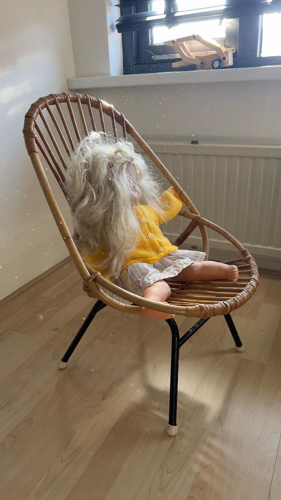 Rotan kinderstoeltje, Kinderen en Baby's, Kinderstoelen, Gebruikt, Overige typen, Ophalen
