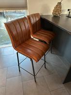 Barkrukken buffelleer, Ophalen, Zo goed als nieuw, 60 tot 90 cm