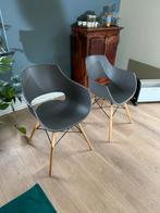 2 eetkamerstoelen, Huis en Inrichting, Stoelen, Hout, Gebruikt, Twee, Ophalen of Verzenden