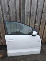 Vw polo rechter voordeur 6r bj 2011 wit, Ophalen, Gebruikt, Rechts, Volkswagen
