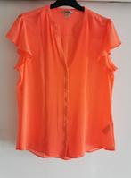 H&M blouse met volantmouwen mt. 44, H&M, Overige kleuren, Verzenden, Maat 42/44 (L)