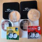 Zilveren dukaat 2014 zilver proof dukaten zilver TOP, Ophalen of Verzenden, Koningin Beatrix, Overige waardes, Zilver