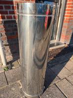Dubbelwandig RVS rookkanaal Ø250mm, 100cm, Ophalen, 20 tot 40 mm, Zo goed als nieuw, Rvs