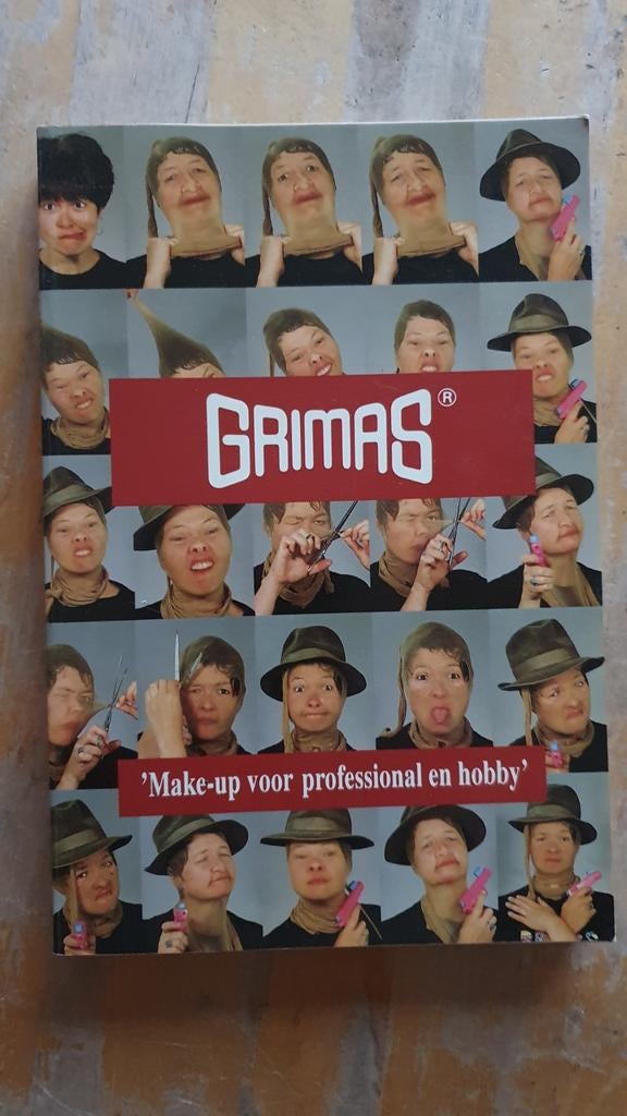 Grimas Make-up boek voor professional en hobby, Boeken, Ophalen of Verzenden, Gelezen, Onbekend, Vakgebied of Filmindustrie