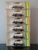 6x Minitrix 13599 Hoogovens Groep, Ophalen, Zo goed als nieuw, Wagon, Trix