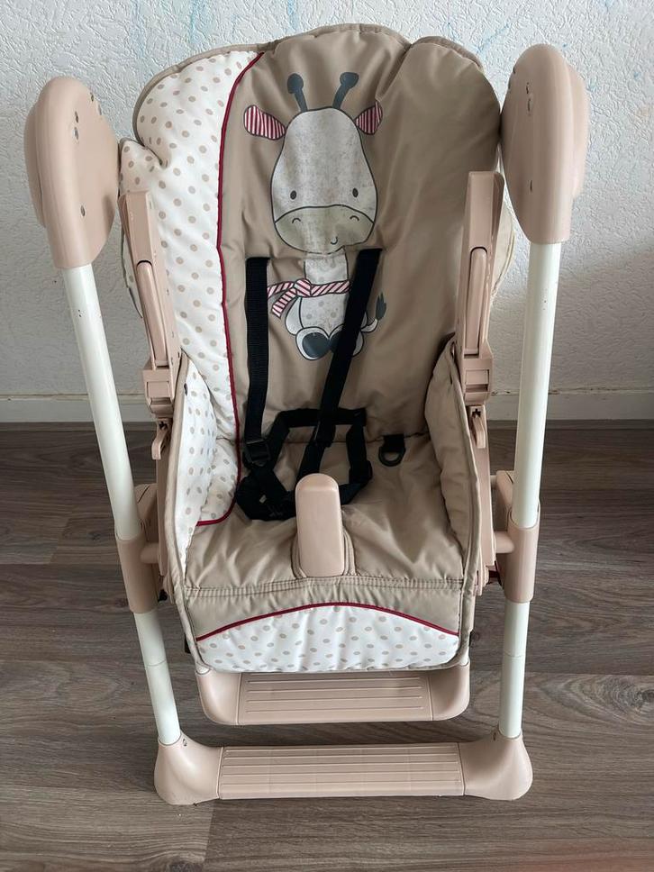 Hauck Alpha+ Meegroeistoel Giraffe, Kinderen en Baby's, Kinderstoelen, Zo goed als nieuw, Meegroeistoel, Gordel(s), Ophalen of Verzenden