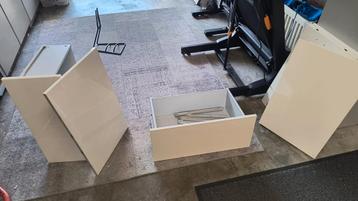 Ikea Besta Lades & Fronten - Hoogglans Wit - afbeelding 1