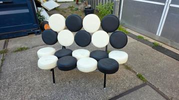 Design bank Marshmallow  leer beschikbaar voor biedingen