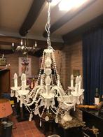 NIEUWE kroonluchter - frosted glazen - luchter – hanglamp, Huis en Inrichting, Lampen | Kroonluchters, Ophalen, Luxueus klassiek