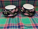 Antieke kopjes met schotels 2 stuks, Antiek en Kunst, Antiek | Servies los, Ophalen of Verzenden
