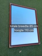 Spiegel met rand, Ophalen, 100 tot 150 cm, Zo goed als nieuw, 75 tot 100 cm