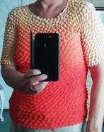 Dames truitje kleur oranje / zalm en rekt me voor elke maat, Verzenden, Zo goed als nieuw, Oranje