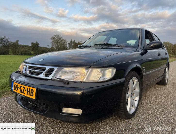 Saab 9-3 2.0 Turbo Aero aut 2001 205pk Carbon Leder, Auto's, Saab, Bedrijf, Te koop, Saab 9-3, ABS, Airbags, Airconditioning, Alarm