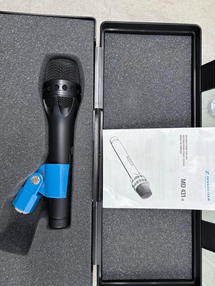 Sennheiser MD 431-2 Microfoon, Muziek en Instrumenten, Microfoons, Zo goed als nieuw, Zangmicrofoon, Ophalen of Verzenden