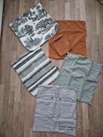 6 kussenhoezen ca 40 / 45 cm breed Scandinavisch, Huis en Inrichting, Woonaccessoires | Kussens, Ophalen of Verzenden, Zo goed als nieuw