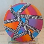 Rond Schilderij - 40cm, Antiek en Kunst, Kunst | Schilderijen | Abstract, Ophalen of Verzenden