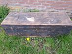 Te koop oude houten kist, Ophalen, Gebruikt, Minder dan 50 cm, Minder dan 50 cm