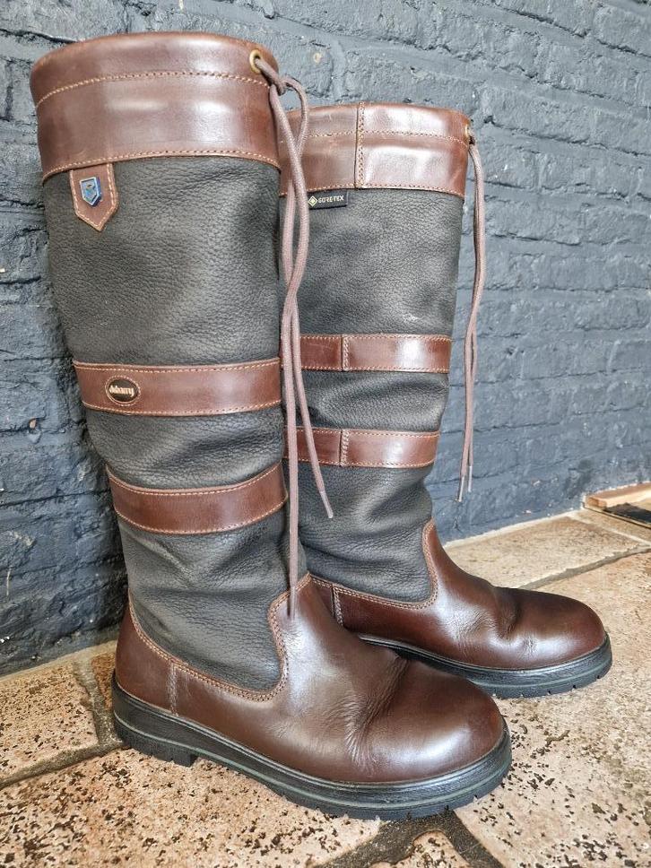 Dubarry Galway zwart bruin laarzen maat 38, Kleding | Dames, Schoenen, Zo goed als nieuw, Hoge laarzen, Zwart, Verzenden