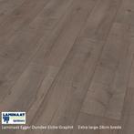 Laminaat Dundee Eik Graphit 24cm brede Bruin Grijs €13,95m2