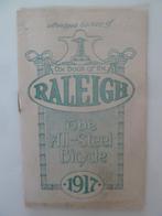 antieke fiets RALEIGH kataloog folder 1917 oldtimer classic, Ophalen of Verzenden