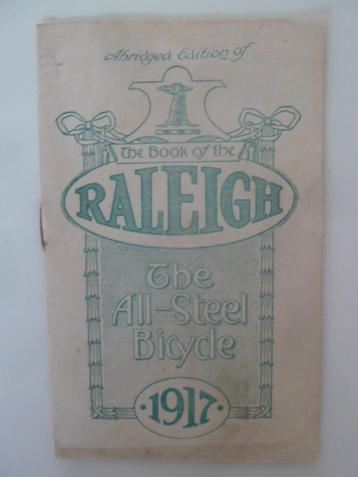 antieke fiets RALEIGH kataloog folder 1917 oldtimer classic beschikbaar voor biedingen