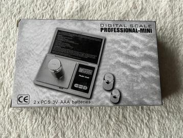 adv 76 / NIEUW digitale weegschaal tot 500 gr beschikbaar voor biedingen