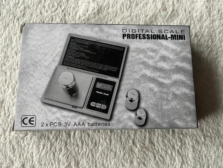 adv 76 / NIEUW digitale weegschaal tot 500 gr, Watersport en Boten, Hengelsport | Karpervissen, Nieuw, Overige typen, Ophalen of Verzenden