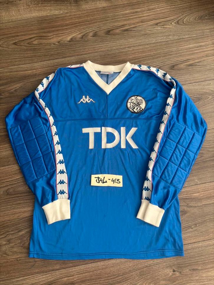 Ajax shirt kappa 1985/1986, Menzo, oude logo TDK afca fside, Sport en Fitness, Voetbal, Shirt, Maat XL, Ophalen of Verzenden