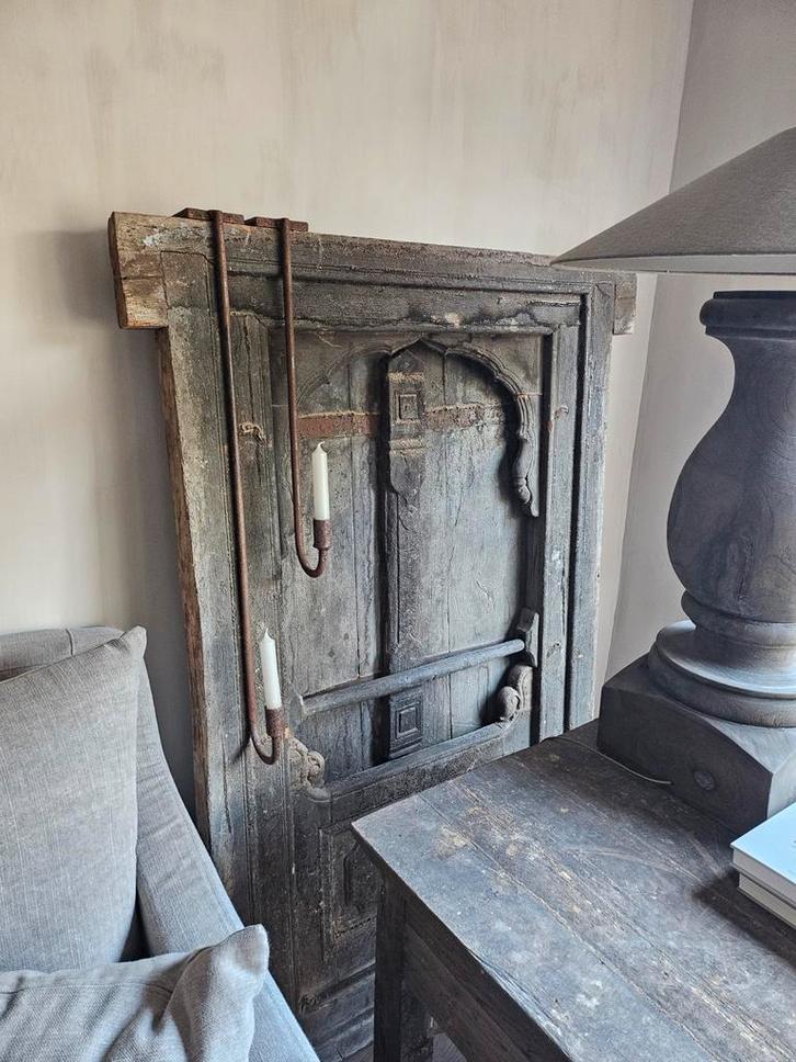 Prachtig authentiek deurenset in kozijn, Huis en Inrichting, Overige Huis en Inrichting, Zo goed als nieuw, Ophalen of Verzenden