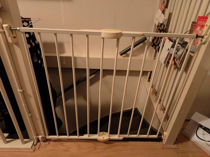 Lindam traphekje, Kinderen en Baby's, Traphekjes, Gebruikt, Klemhekje, Metaal of IJzer, 100 tot 115 cm, Ophalen