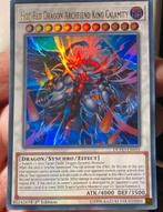 Yu-Gi-Oh! Hot Red Dragon Archfiend King Calamity DUPO 1st !, Ophalen of Verzenden, Zo goed als nieuw, Losse kaart, Foil