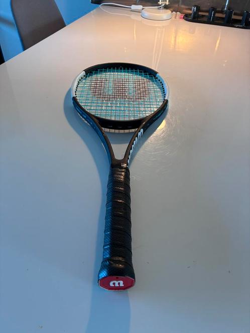 Wilson Pro Staff RF97 v12 Tuxedo Grip 3- Excellent Condition, Sport en Fitness, Tennis, Zo goed als nieuw, Racket, Wilson, Ophalen of Verzenden