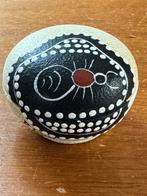 Authentieke Aboriginal Handgeschilderd schaaltje potje, Antiek en Kunst, Ophalen of Verzenden