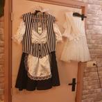 Nieuw serveerster /kamermeisje met overknee sokken en pettic, Ophalen of Verzenden, Nieuw, Maat 38/40 (M), Carnaval