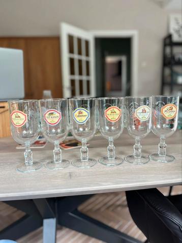 Voor de verzamelaar, 6 glazen Grolsch. 100jarig best. Beugel beschikbaar voor biedingen
