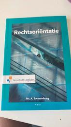 Rechtsoriëntatie, Amber Zwanenburg, Overige vakken, A. Zwanenburg, Ophalen of Verzenden, Zo goed als nieuw