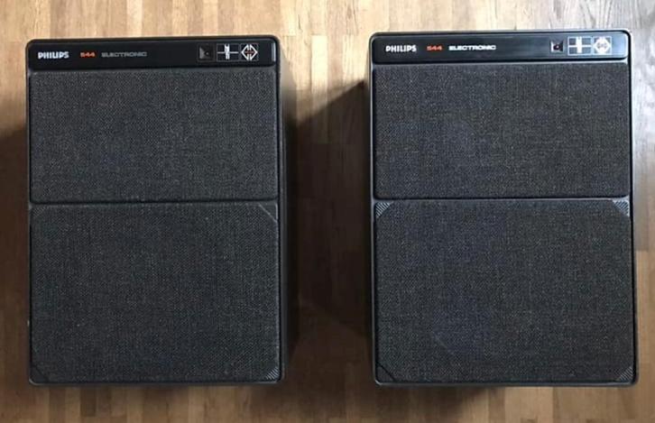 8 stuks (4 sets dus) Philips mfb boxen (alleen in één koop), Audio, Tv en Foto, Luidsprekers, Refurbished, Front, Rear of Stereo speakers